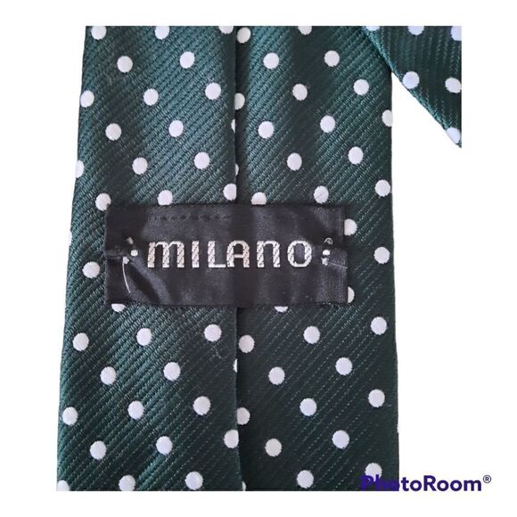 Milano Polka Dot Tie  - Picture 2 of 3